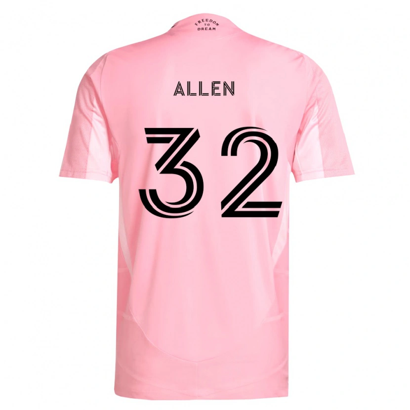 Danxen Kvinder Noah Allen #32 Pink Sort Hjemmebane Spillertrøjer 2026/27 Trøje T-Shirt