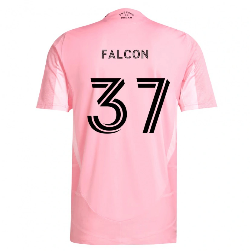Danxen Kvinder Maximiliano Falcón #37 Pink Sort Hjemmebane Spillertrøjer 2026/27 Trøje T-Shirt