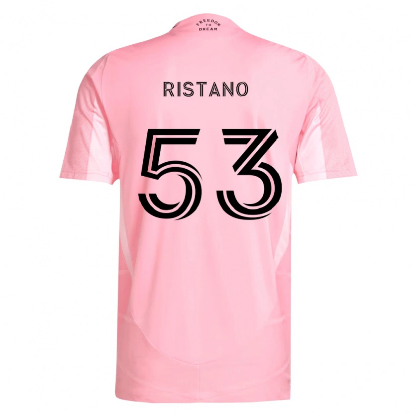 Danxen Kvinder Alejo Ristano #53 Pink Sort Hjemmebane Spillertrøjer 2026/27 Trøje T-Shirt