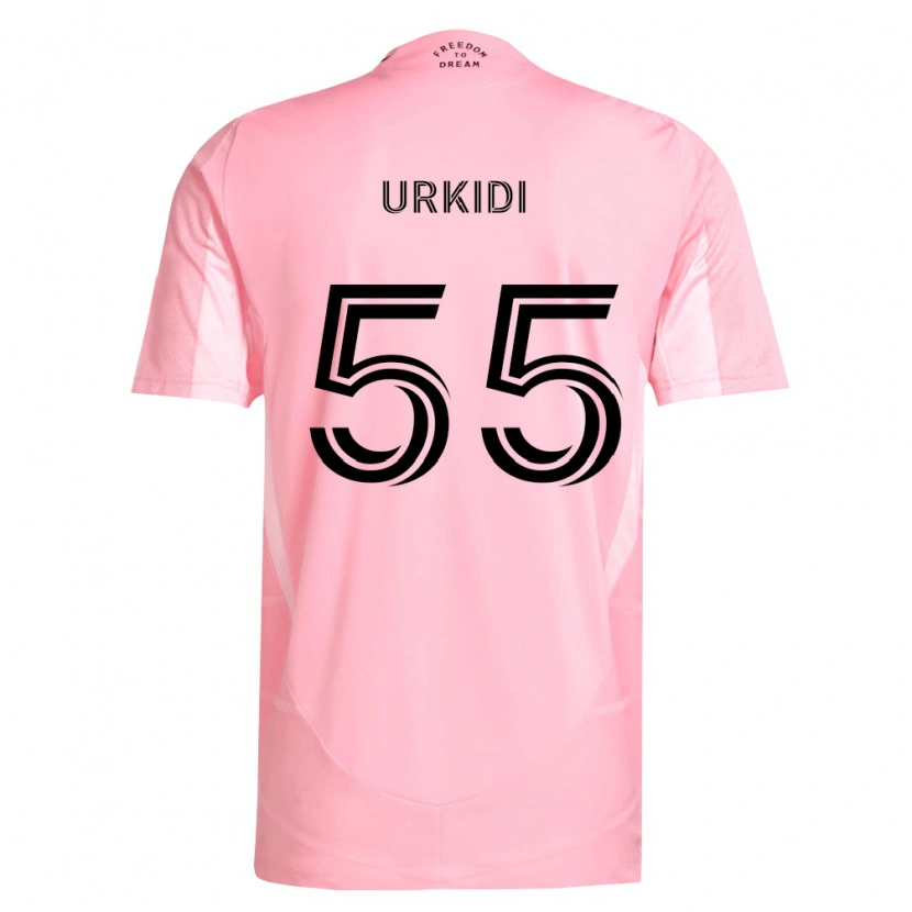 Danxen Kvinder Ian Urkidi #55 Pink Sort Hjemmebane Spillertrøjer 2026/27 Trøje T-Shirt