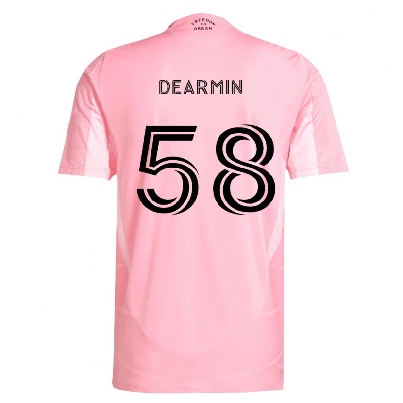 Danxen Kvinder Nash Dearmin #58 Pink Sort Hjemmebane Spillertrøjer 2026/27 Trøje T-Shirt