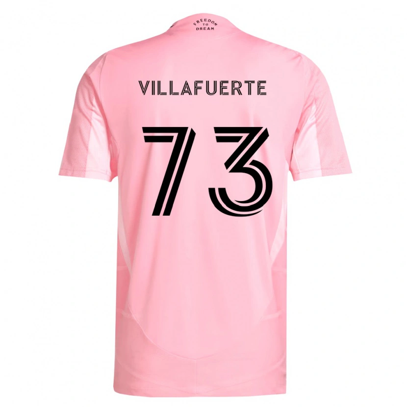 Danxen Kvinder Kendry Villafuerte #73 Pink Sort Hjemmebane Spillertrøjer 2026/27 Trøje T-Shirt