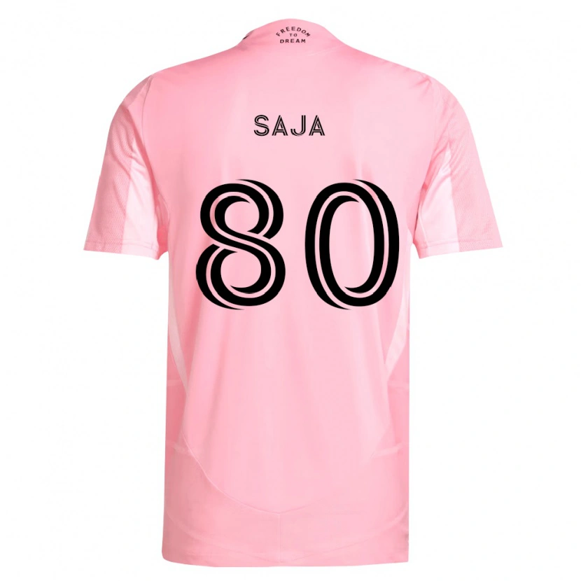 Danxen Kvinder Mateo Saja #80 Pink Sort Hjemmebane Spillertrøjer 2026/27 Trøje T-Shirt
