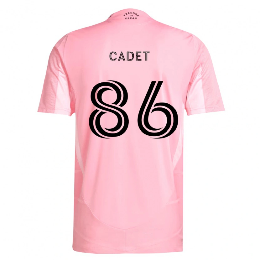 Danxen Kvinder Zidane Cadet #86 Pink Sort Hjemmebane Spillertrøjer 2026/27 Trøje T-Shirt