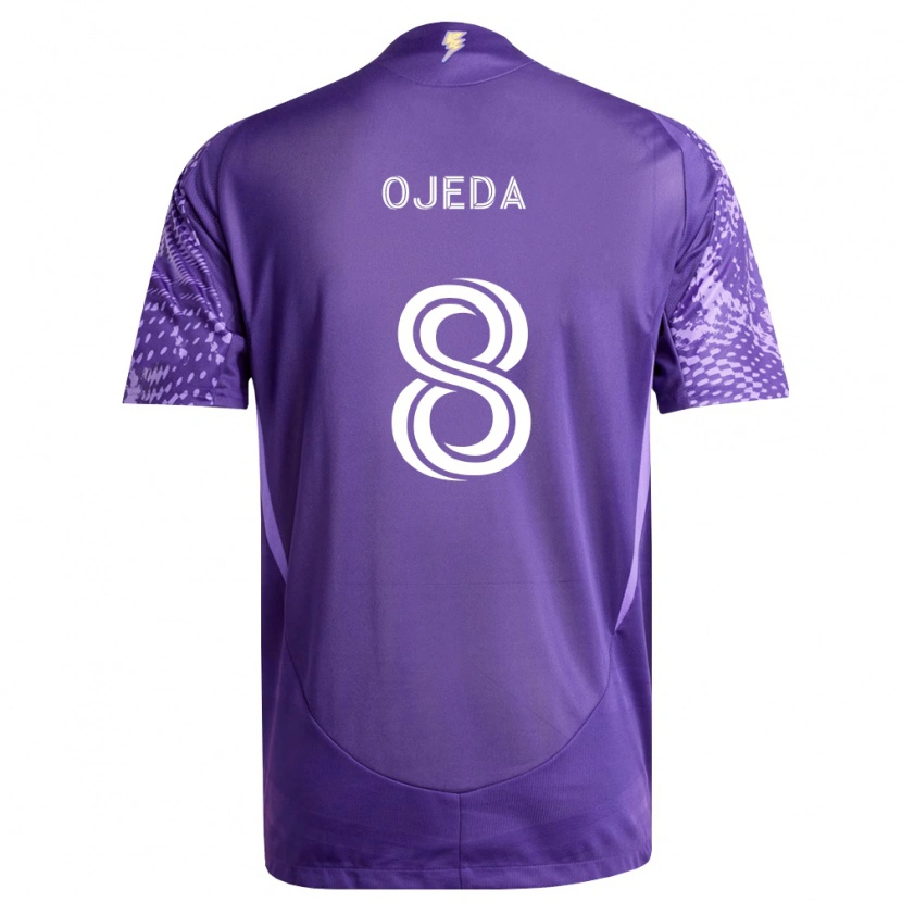 Danxen Kvinder Braian Ojeda #8 Lilla Hvid Hjemmebane Spillertrøjer 2026/27 Trøje T-Shirt