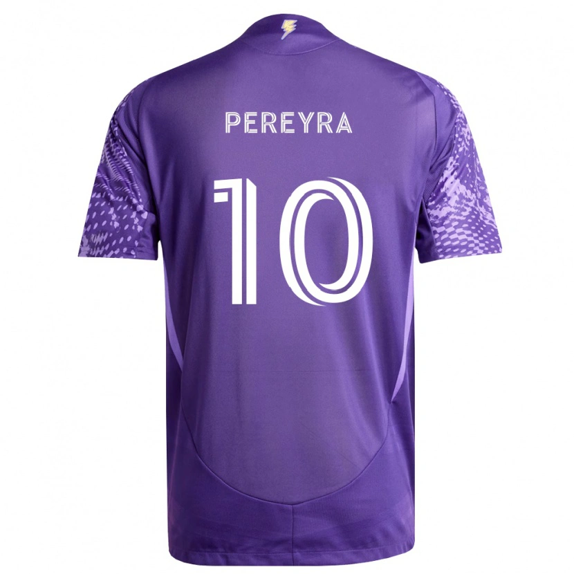 Danxen Kvinder Mauricio Pereyra #10 Lilla Hvid Hjemmebane Spillertrøjer 2026/27 Trøje T-Shirt