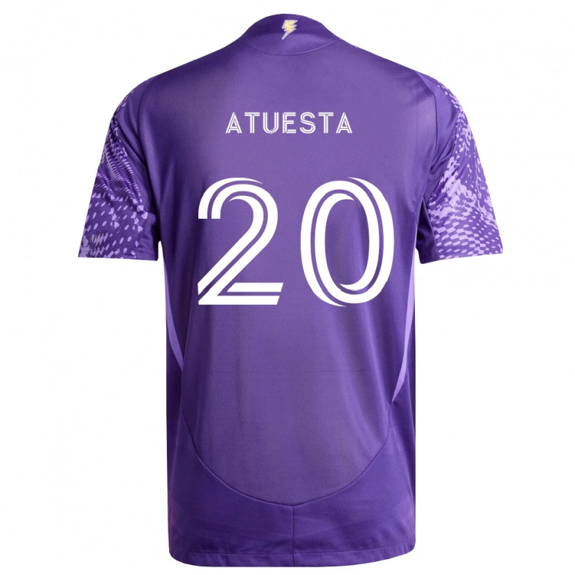 Danxen Kvinder Eduard Atuesta #20 Lilla Hvid Hjemmebane Spillertrøjer 2026/27 Trøje T-Shirt