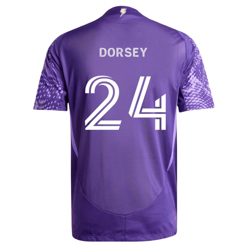 Danxen Kvinder Griffin Dorsey #24 Lilla Hvid Hjemmebane Spillertrøjer 2026/27 Trøje T-Shirt