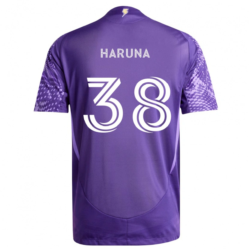 Danxen Kvinder Issah Haruna #38 Lilla Hvid Hjemmebane Spillertrøjer 2026/27 Trøje T-Shirt