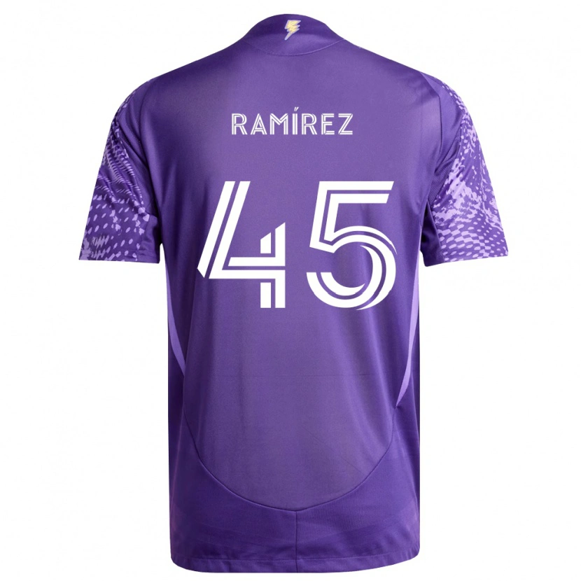 Danxen Kvinder Jacob Ramírez #45 Lilla Hvid Hjemmebane Spillertrøjer 2026/27 Trøje T-Shirt