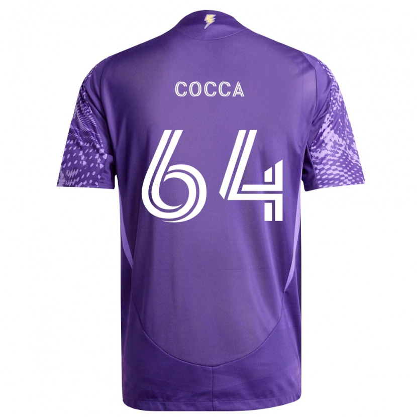 Danxen Kvinder Manuel Cocca #64 Lilla Hvid Hjemmebane Spillertrøjer 2026/27 Trøje T-Shirt