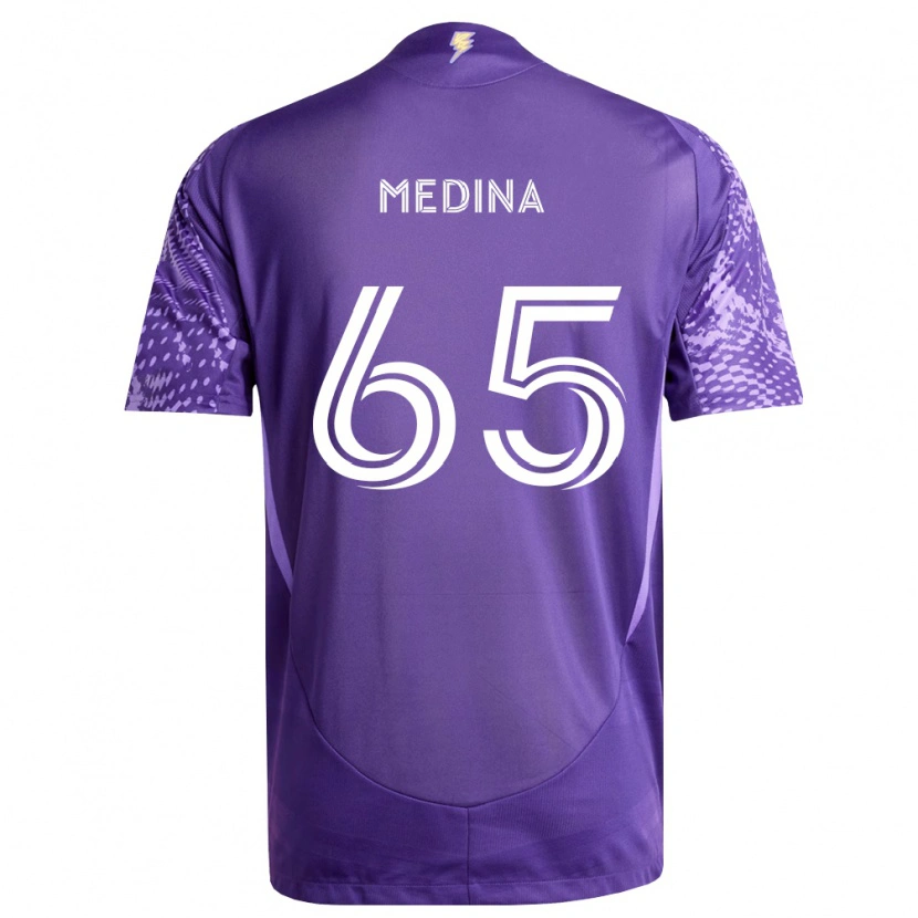 Danxen Kvinder Cristian Medina #65 Lilla Hvid Hjemmebane Spillertrøjer 2026/27 Trøje T-Shirt