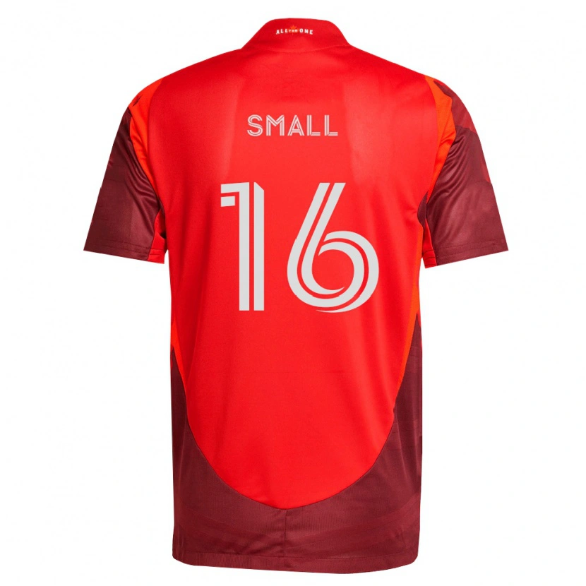 Danxen Kvinder Khaleel Small #16 Vinrød Rød Hjemmebane Spillertrøjer 2026/27 Trøje T-Shirt