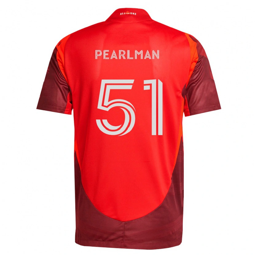 Danxen Kvinder Adam Pearlman #51 Vinrød Rød Hjemmebane Spillertrøjer 2026/27 Trøje T-Shirt