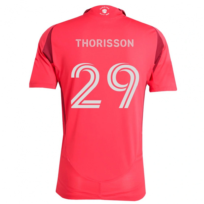 Danxen Kvinder Nökkvi Thórisson #29 Magenta Hvid Hjemmebane Spillertrøjer 2026/27 Trøje T-Shirt