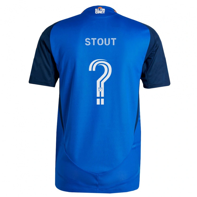 Danxen Kvinder Connor Stout #0 Kongelig Blå Orange Hjemmebane Spillertrøjer 2026/27 Trøje T-Shirt