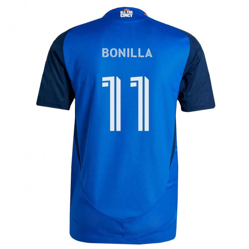 Danxen Kvinder Jarell Bonilla #11 Kongelig Blå Orange Hjemmebane Spillertrøjer 2026/27 Trøje T-Shirt
