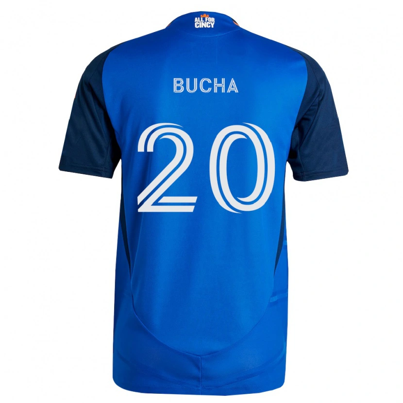 Danxen Kvinder Pavel Bucha #20 Kongelig Blå Orange Hjemmebane Spillertrøjer 2026/27 Trøje T-Shirt