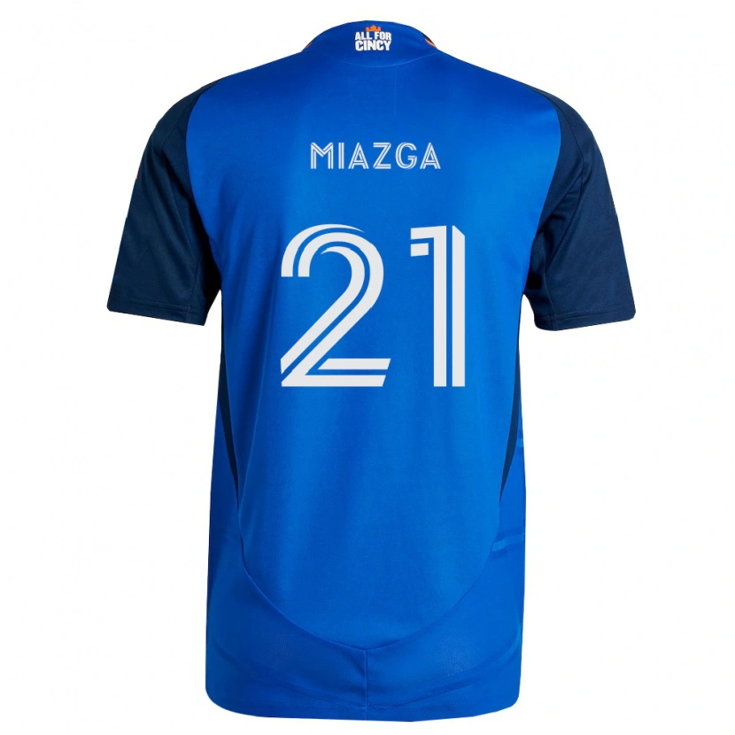 Danxen Kvinder Matt Miazga #21 Kongelig Blå Orange Hjemmebane Spillertrøjer 2026/27 Trøje T-Shirt