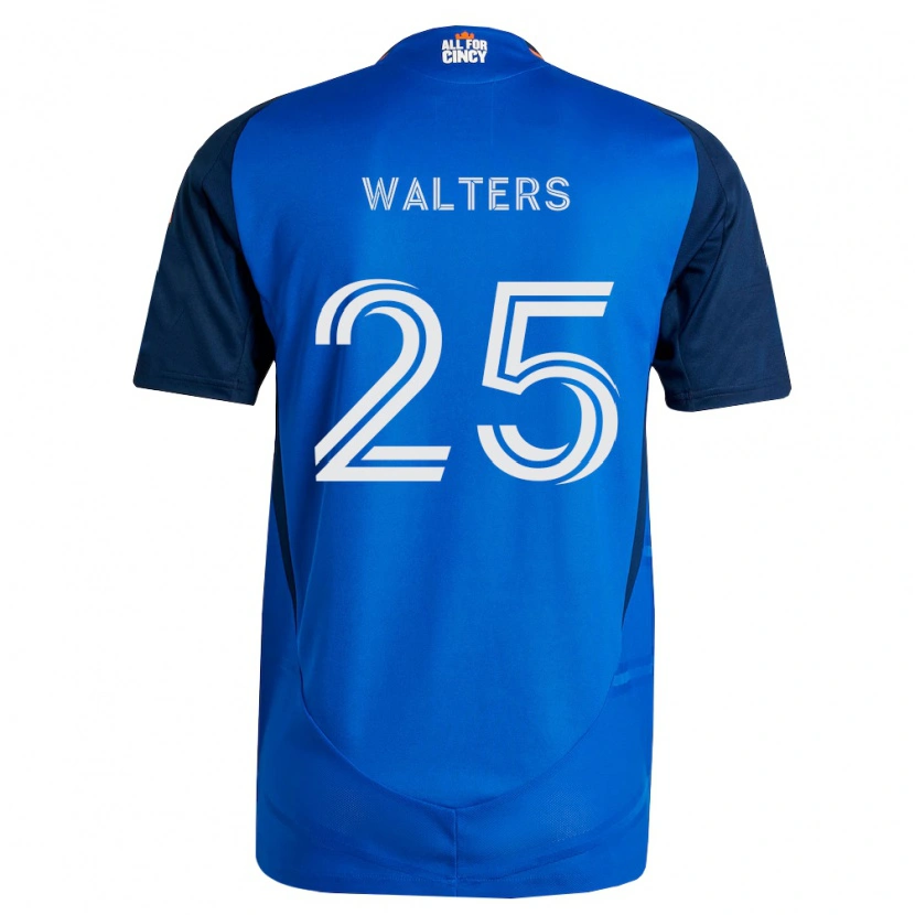 Danxen Kvinder Paul Walters #25 Kongelig Blå Orange Hjemmebane Spillertrøjer 2026/27 Trøje T-Shirt