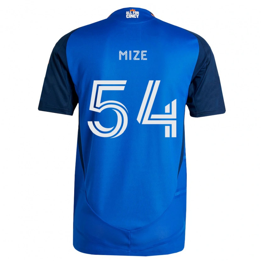 Danxen Kvinder Jack Mize #54 Kongelig Blå Orange Hjemmebane Spillertrøjer 2026/27 Trøje T-Shirt