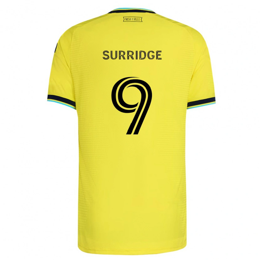 Danxen Kvinder Sam Surridge #9 Klar Gul Marineblå Hjemmebane Spillertrøjer 2026/27 Trøje T-Shirt