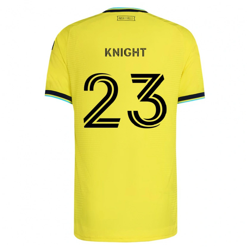 Danxen Kvinder Jordan Knight #23 Klar Gul Marineblå Hjemmebane Spillertrøjer 2026/27 Trøje T-Shirt