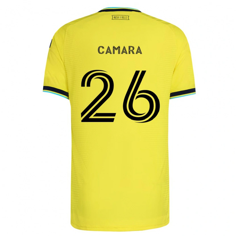 Danxen Kvinder Famara Camara #26 Klar Gul Marineblå Hjemmebane Spillertrøjer 2026/27 Trøje T-Shirt