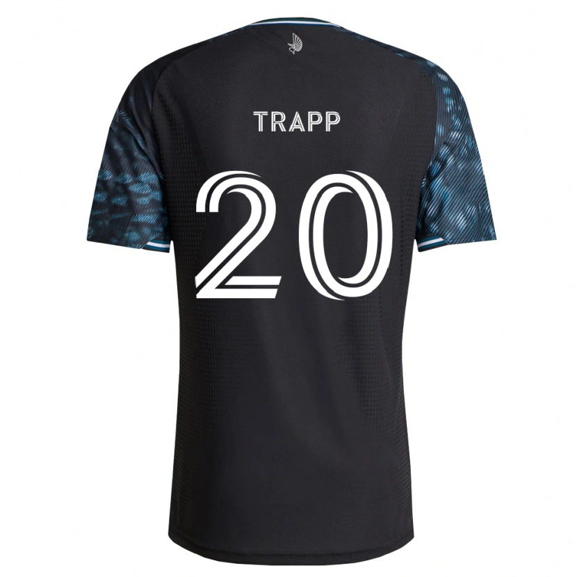 Danxen Kvinder Wil Trapp #20 Sort Hvid Hjemmebane Spillertrøjer 2026/27 Trøje T-Shirt
