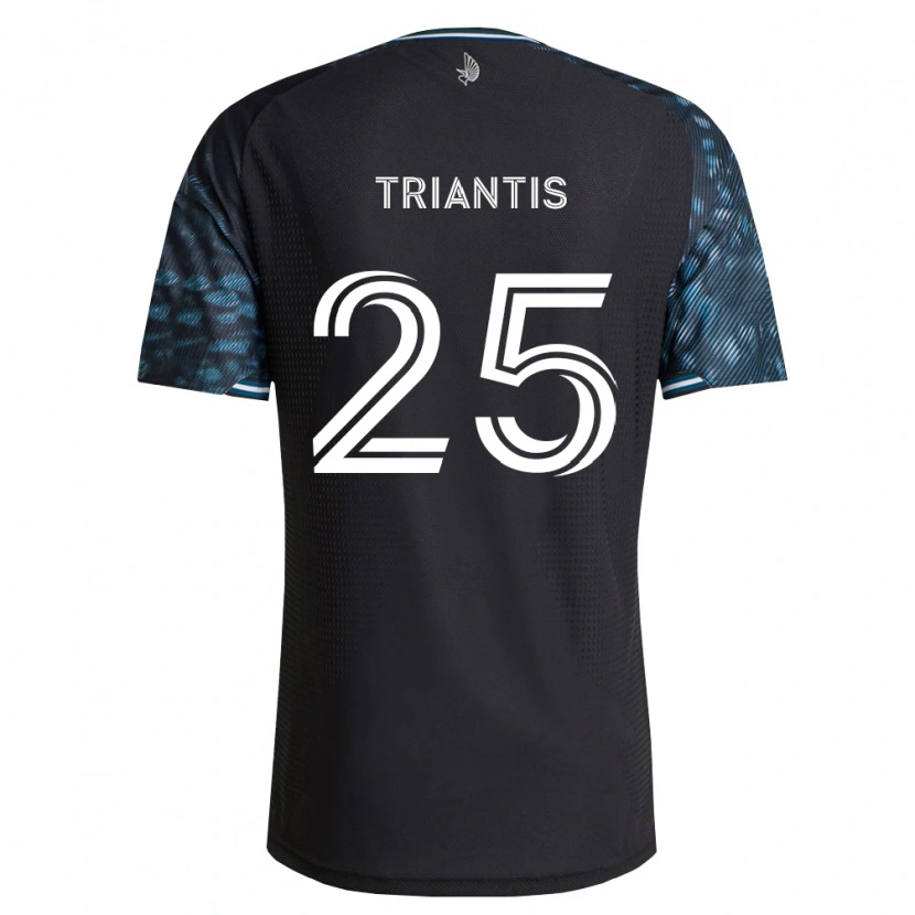 Danxen Kvinder Nectarios Triantis #25 Sort Hvid Hjemmebane Spillertrøjer 2026/27 Trøje T-Shirt