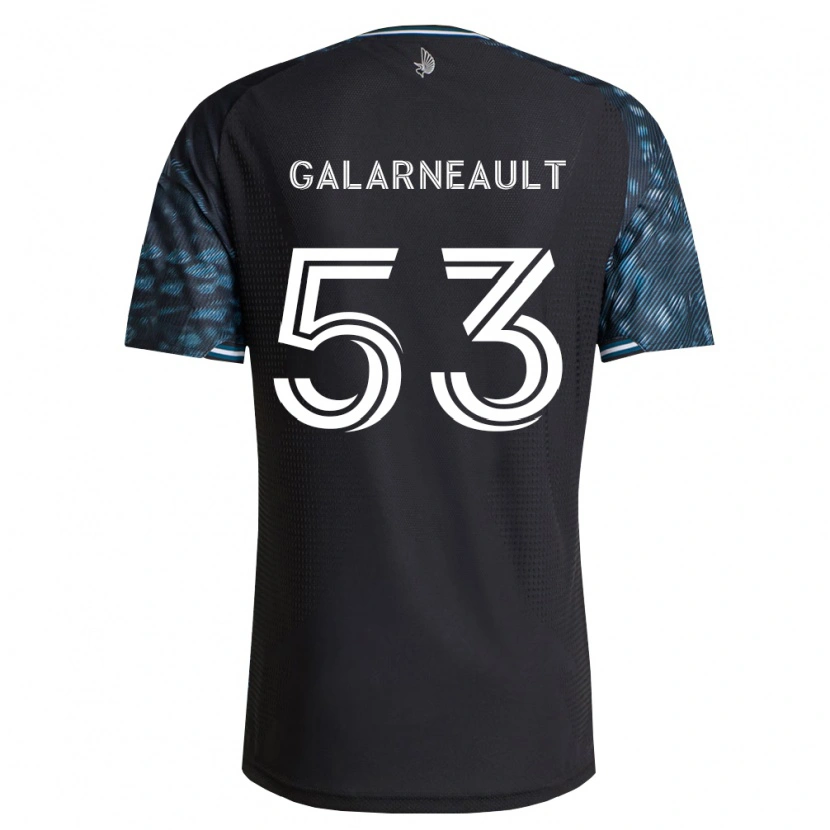 Danxen Kvinder Benjamin Galarneault #53 Sort Hvid Hjemmebane Spillertrøjer 2026/27 Trøje T-Shirt