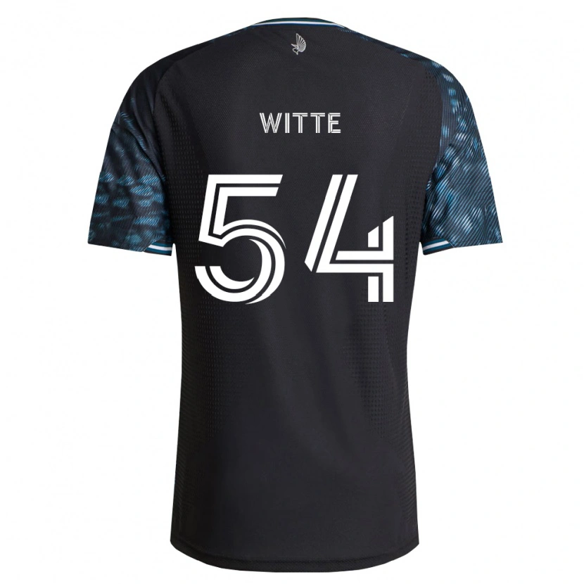 Danxen Kvinder Alex Witte #54 Sort Hvid Hjemmebane Spillertrøjer 2026/27 Trøje T-Shirt