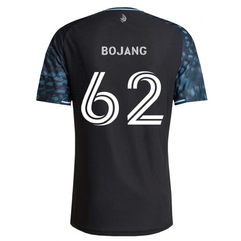 Danxen Kvinder Mohammad Bojang #62 Sort Hvid Hjemmebane Spillertrøjer 2026/27 Trøje T-Shirt