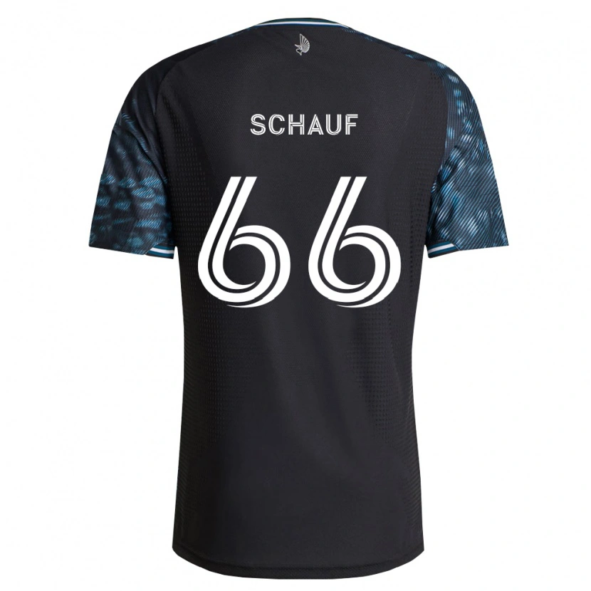 Danxen Kvinder Brody Schauf #66 Sort Hvid Hjemmebane Spillertrøjer 2026/27 Trøje T-Shirt