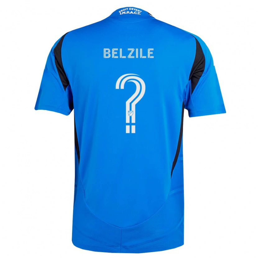 Danxen Kvinder Jean-Christophe Belzile #0 Blå Hvid Sort Hjemmebane Spillertrøjer 2026/27 Trøje T-Shirt