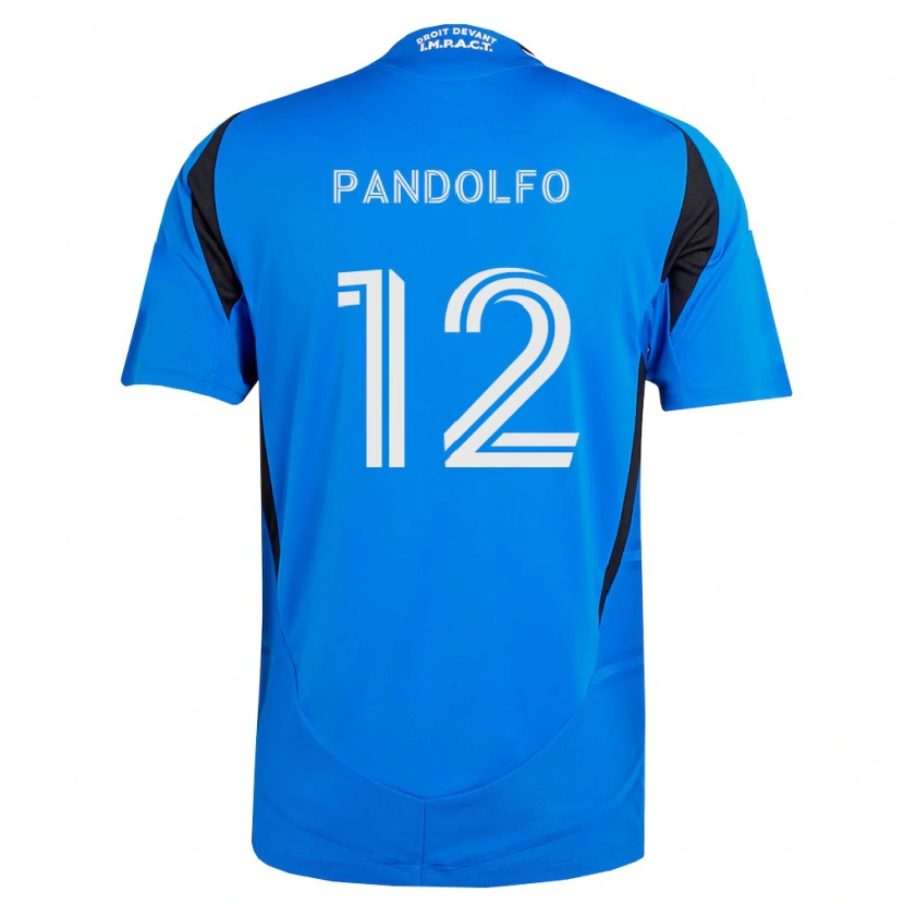 Danxen Kvinder Gabriel Pandolfo #12 Blå Hvid Sort Hjemmebane Spillertrøjer 2026/27 Trøje T-Shirt