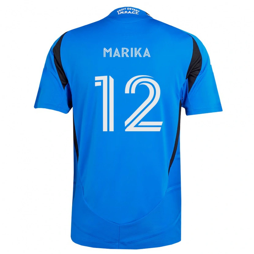 Danxen Kvinder Martineau Marika #12 Blå Hvid Sort Hjemmebane Spillertrøjer 2026/27 Trøje T-Shirt