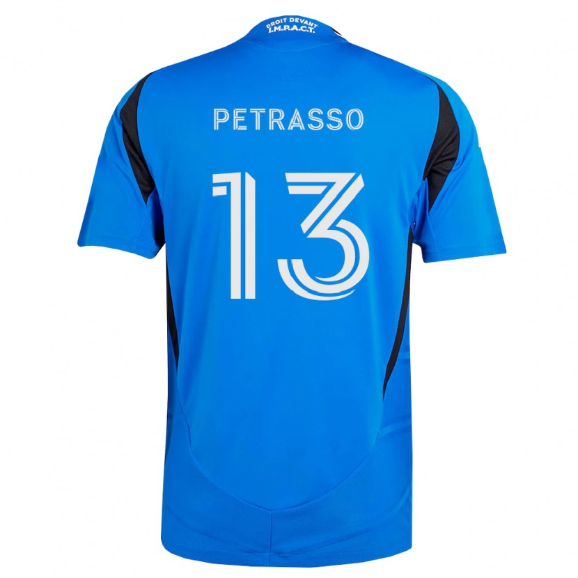 Danxen Kvinder Luca Petrasso #13 Blå Hvid Sort Hjemmebane Spillertrøjer 2026/27 Trøje T-Shirt