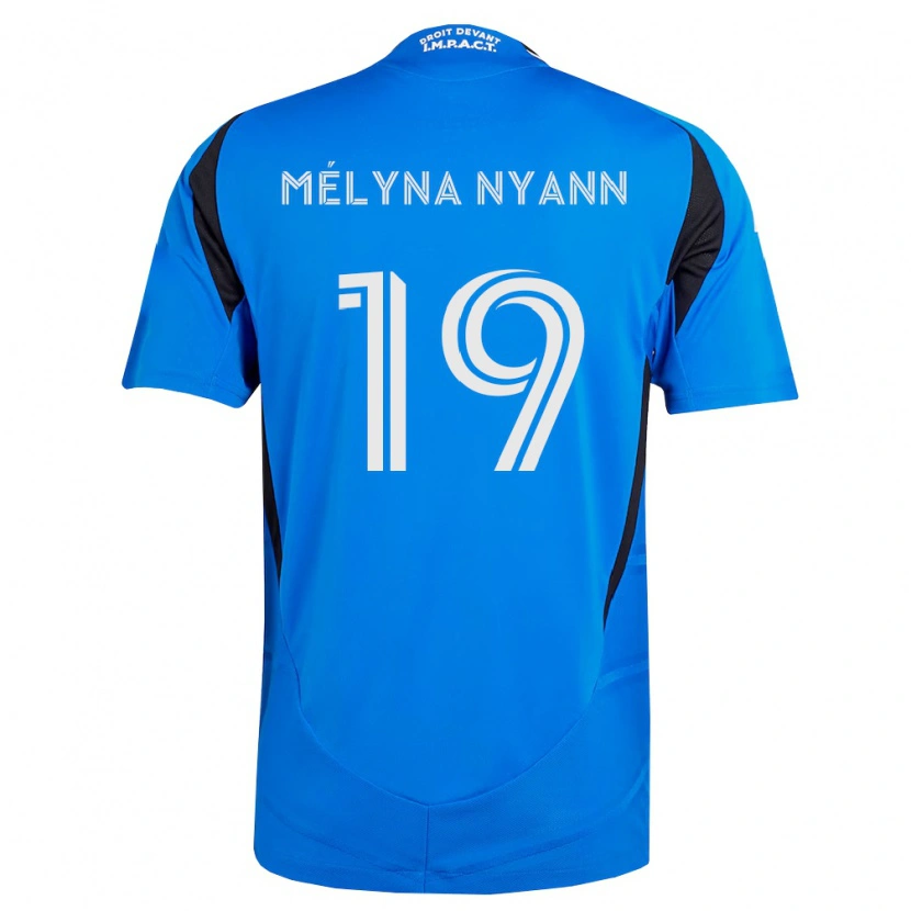 Danxen Kvinder Alexis Mélyna Nyann #19 Blå Hvid Sort Hjemmebane Spillertrøjer 2026/27 Trøje T-Shirt