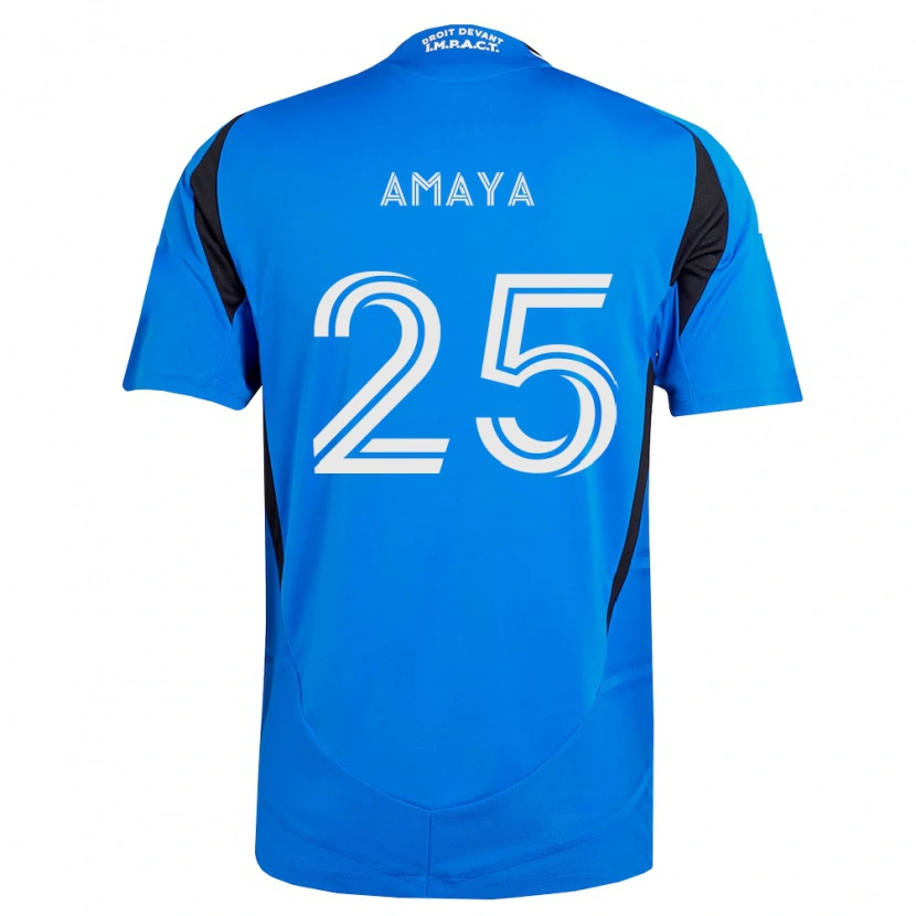 Danxen Kvinder Frankie Amaya #25 Blå Hvid Sort Hjemmebane Spillertrøjer 2026/27 Trøje T-Shirt