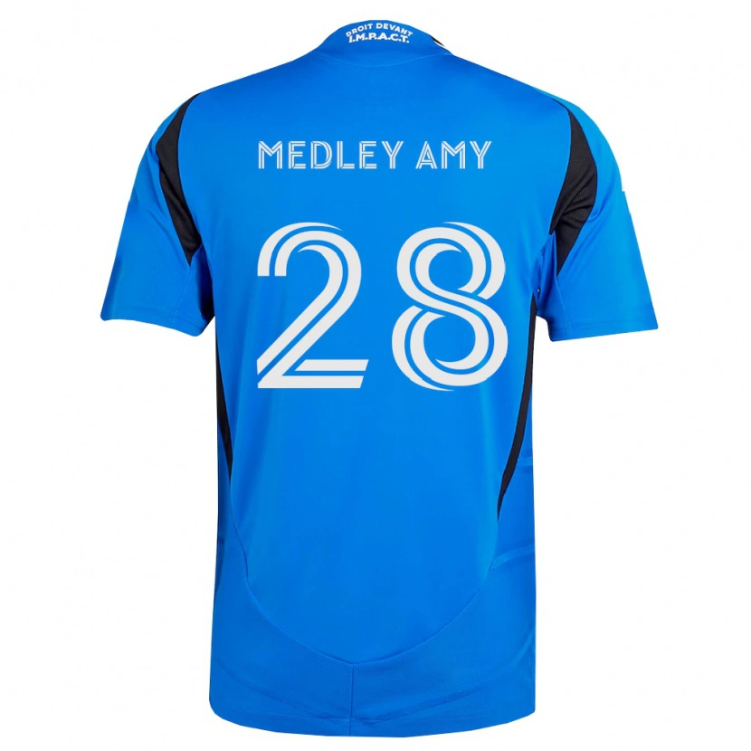 Danxen Kvinder Medley Amy #28 Blå Hvid Sort Hjemmebane Spillertrøjer 2026/27 Trøje T-Shirt