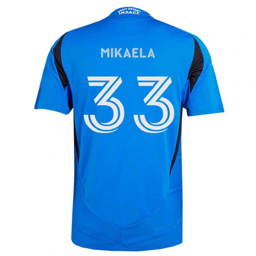 Danxen Kvinder Aitken Mikaela #33 Blå Hvid Sort Hjemmebane Spillertrøjer 2026/27 Trøje T-Shirt
