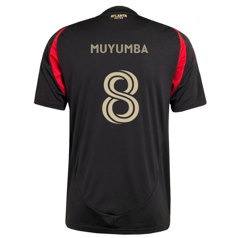 Danxen Kvinder Tristan Muyumba #8 Sort Rød Hjemmebane Spillertrøjer 2026/27 Trøje T-Shirt