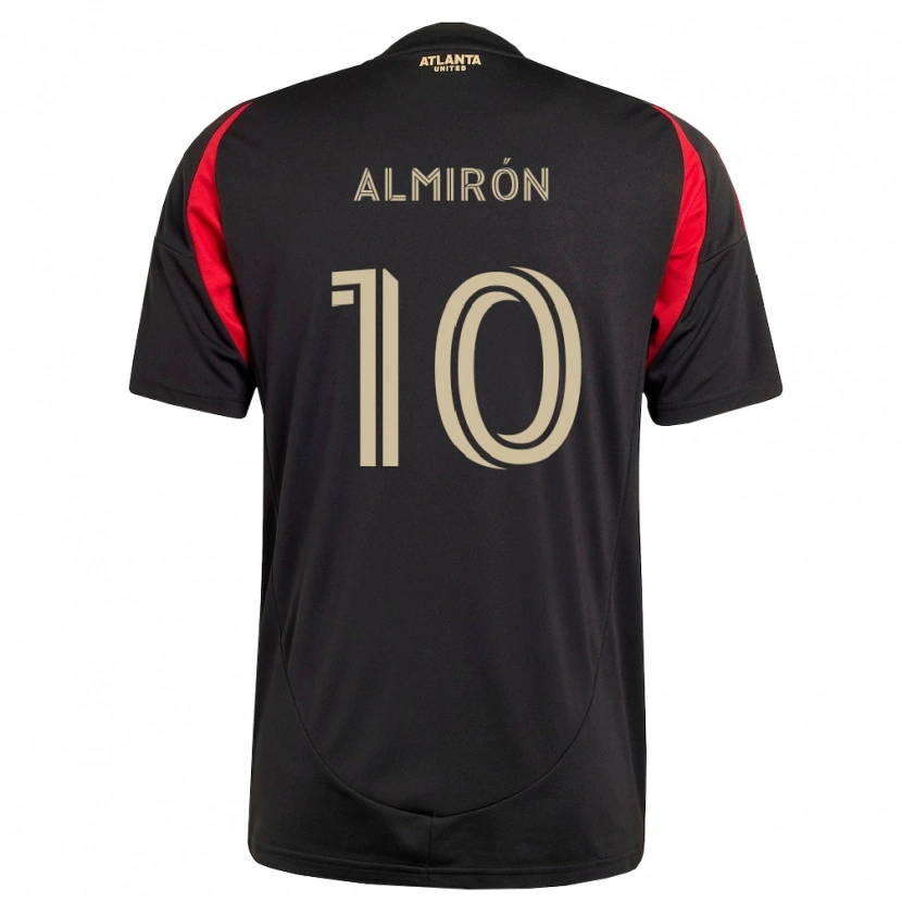 Danxen Kvinder Miguel Almirón #10 Sort Rød Hjemmebane Spillertrøjer 2026/27 Trøje T-Shirt