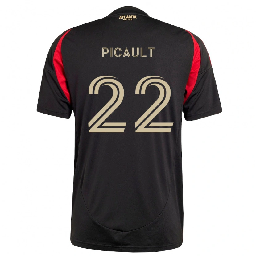 Danxen Kvinder Fafà Picault #22 Sort Rød Hjemmebane Spillertrøjer 2026/27 Trøje T-Shirt