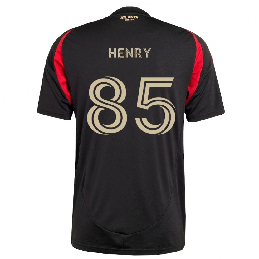 Danxen Kvinder Amir Henry #85 Sort Rød Hjemmebane Spillertrøjer 2026/27 Trøje T-Shirt