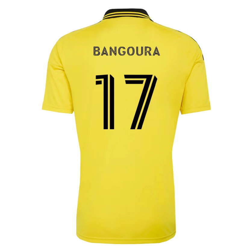 Danxen Kvinder Sekou Bangoura #17 Gul Sort Hjemmebane Spillertrøjer 2026/27 Trøje T-Shirt