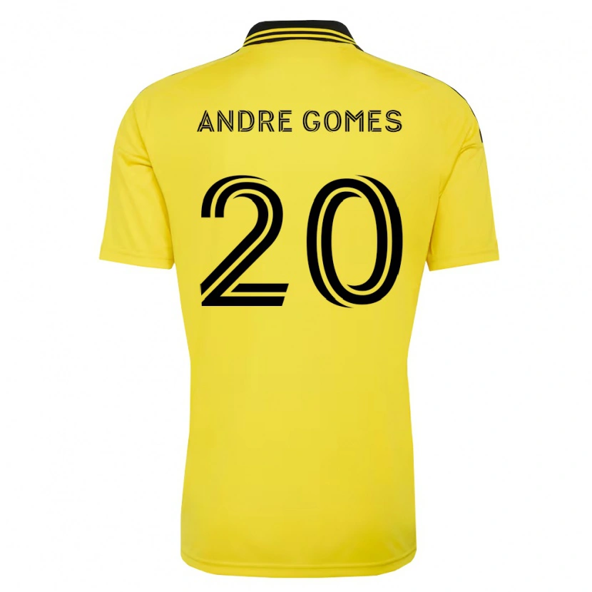 Danxen Kvinder André Gomes #20 Gul Sort Hjemmebane Spillertrøjer 2026/27 Trøje T-Shirt