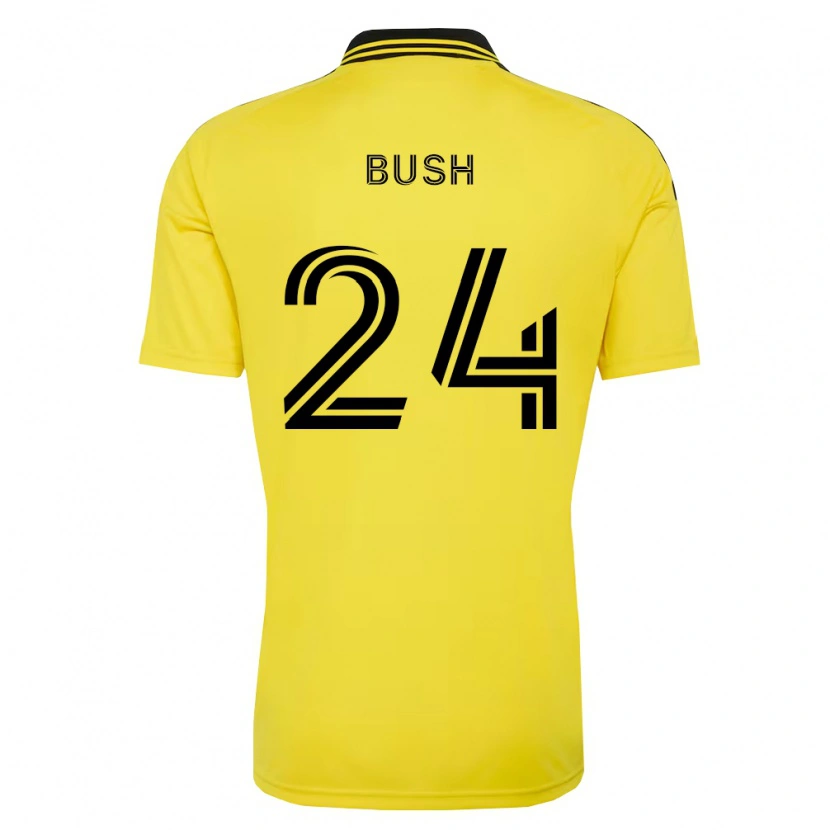 Danxen Kvinder Evan Bush #24 Gul Sort Hjemmebane Spillertrøjer 2026/27 Trøje T-Shirt