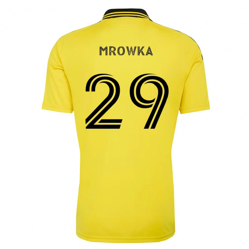 Danxen Kvinder Cole Mrowka #29 Gul Sort Hjemmebane Spillertrøjer 2026/27 Trøje T-Shirt